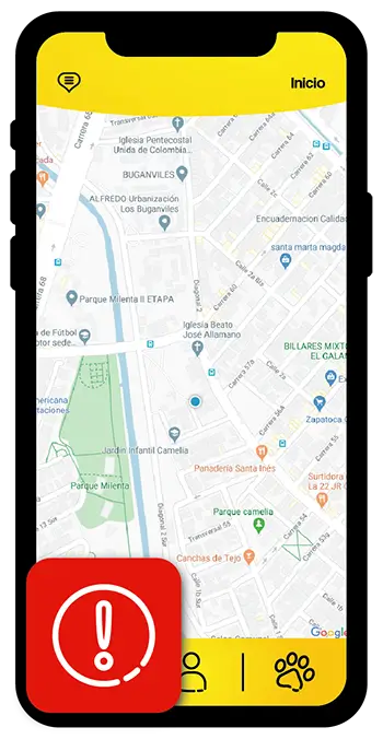 Botón Alerta LucyApp